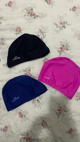 Toucas de natação de tecido