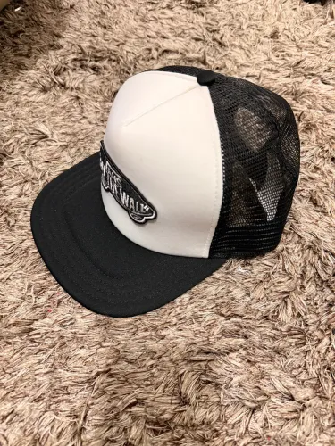 Boné Vans Classic Patch Trucker White Black Aba Reta