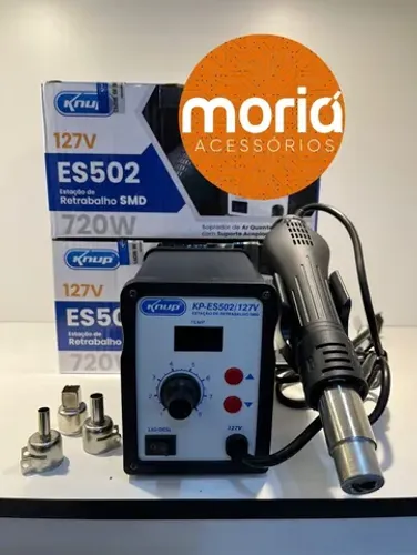 Estação De Retrabalho Solda Soprador Ar Quente Smd 227v 720w