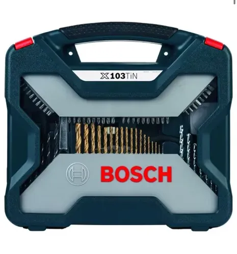 MELHOR PRESENTE DE NATAL PAI E FILHOS Jogo X-Line 103 Peças Bosch