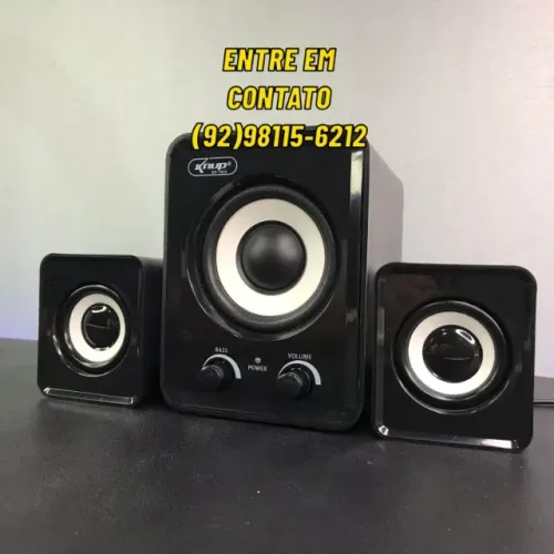 Caixas Para Pc Caixinha de Som-Entregas 9h as 22h 