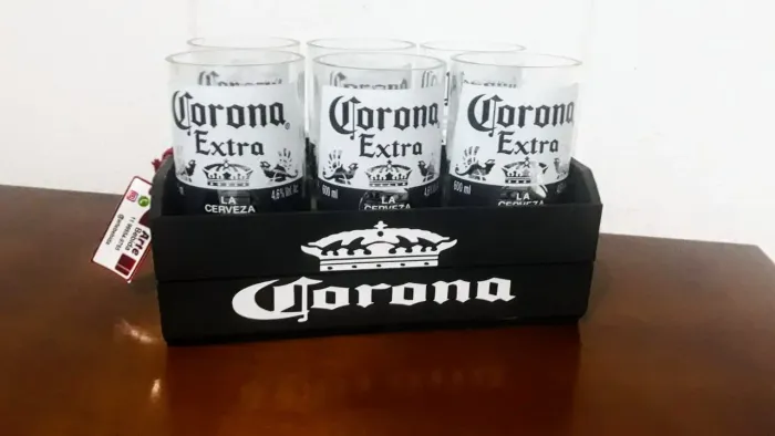 Kit Corona com 6 Copão 500ml feito da garrafa 