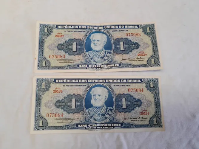 3 Células antigas de 1 Cruzeiro