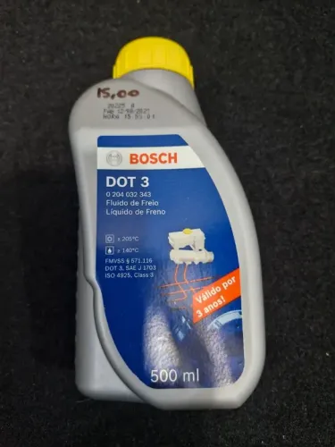 Fluido De Freio Oleo Dot3 500ml Bosch 
