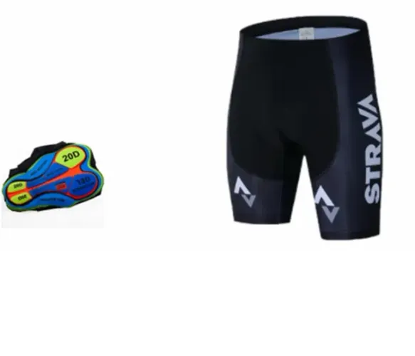 Short masculino respirável para ciclismo montanha short de bicicleta acolchoadas com gel.