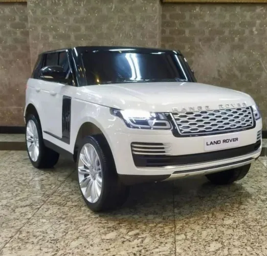 CARRINHO ELÉTRICO INFANTIL RANGE ROVER 24V COM PNEU DE BORRACHA E TELA DE LCD
