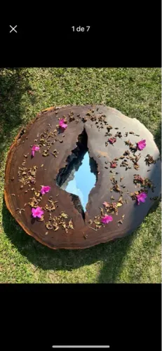 Mesa de Centro em Imbuia Orgânica