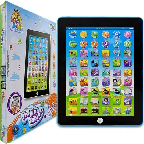 Magic Tablet Infantil 54 Funções Com Som Português Inglês