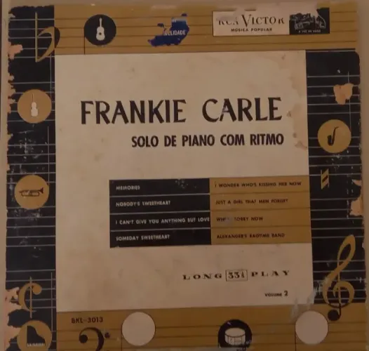 Lp 10 Pol. Frankie Carle - Solo de Piano com Ritmo - Vol 2