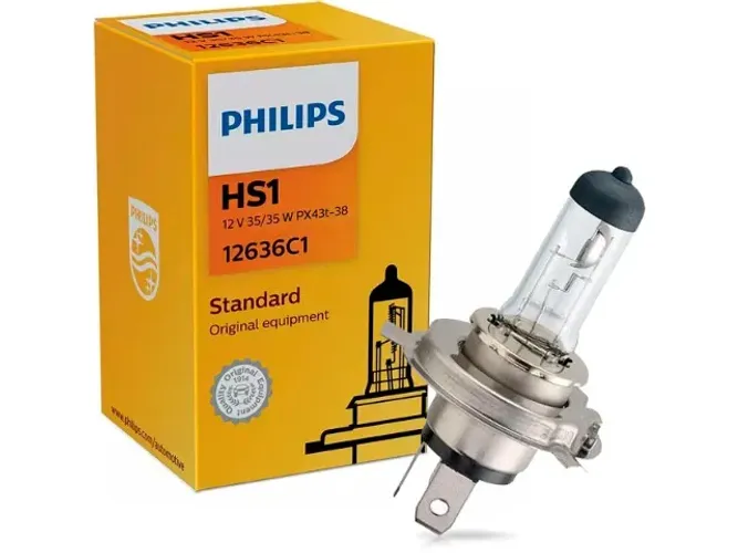 Lâmpada Farol HS1 35/35W Titan160 150 Fan125 2014-2016 Fazer150 Philips 12636C1