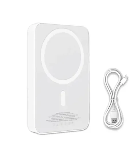 Carregador indução magsafe iphone rocoren 5000 mah