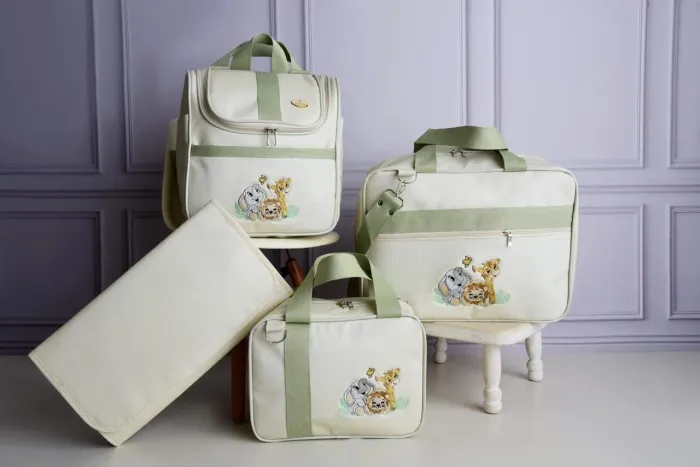 PRODUTO NOVO - Kit Bolsa maternidade térmico e impermeável Safari