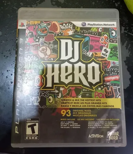 Jogo DJ Hero de ps3