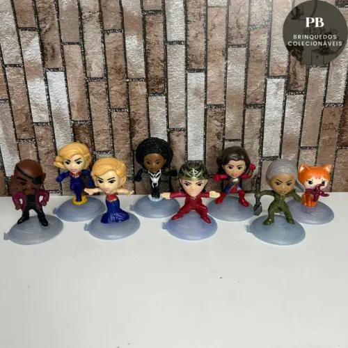 Coleção Completa As Marvels - Mcdonalds Agosto 2023
