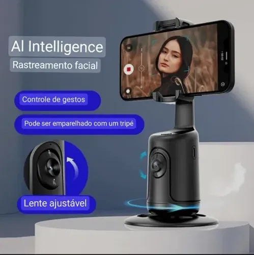 Novo Estabilizador Gimbal Auto rastreamento 360º graus