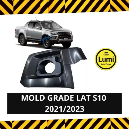 Moldura Grade Lateral S10 21/23 - NOVA!!