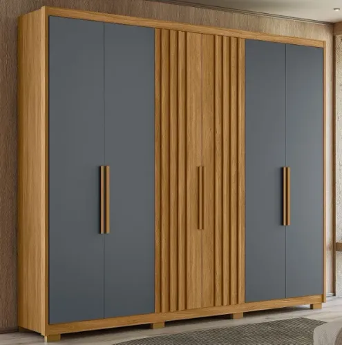 Guarda Roupa Araguaia 6 Portas 4 Gavetas