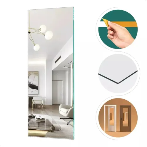 Espelho decorativo retangular medindo 60cmX100cm