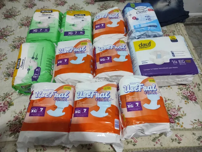 Fraldas Descartáveis Uso Adulto - Diversas Marcas e Tamanhos