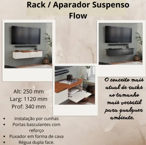 Rack aparador suspenso - NOVO - ENTREGAMOS