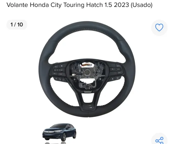 Volante Honda City Touring Hatch 1.5 2023