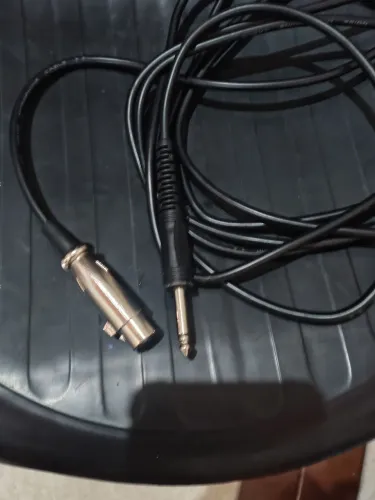 Cabo de microfone P10 - XLR fêmea 