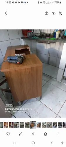 Aliamento em balcão de Pia