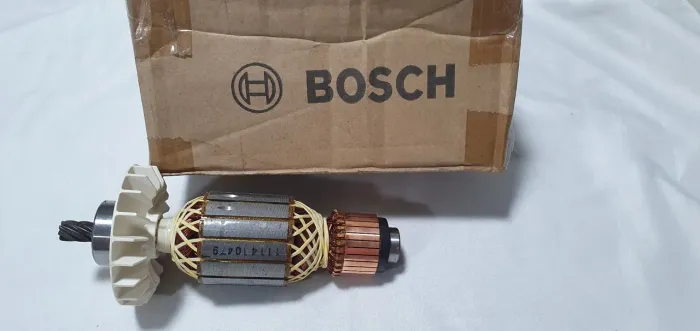 Induzido e bobina 220V GCM 10m 1b20 Bosch para Serra Meia Esquadria Original