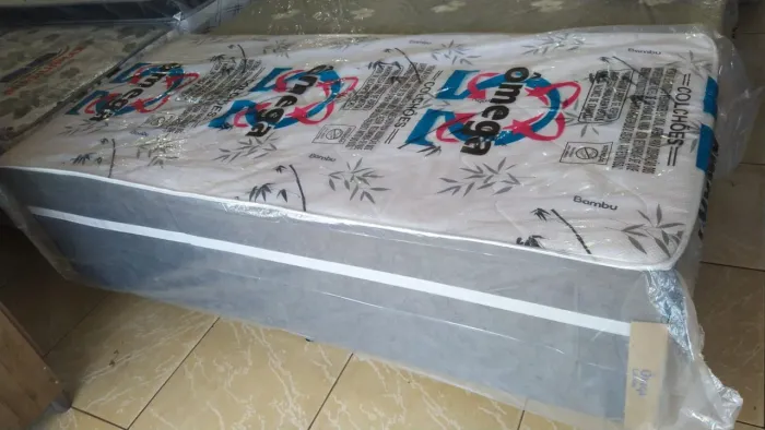 Cama box solteiro MOLAS ENSACADAS 