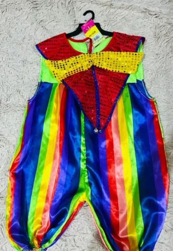 Fantasia de Palhaço Pimpão Carnaval Infantil