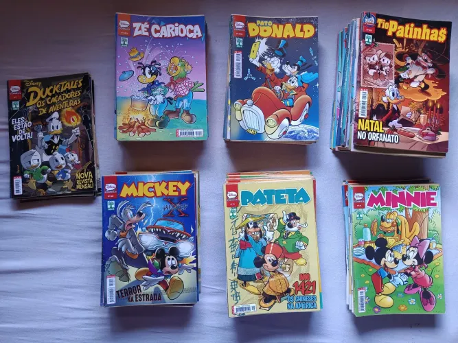 Coleção de HQs Disney - Pato Donald, Mickey, Tio Patinhas e mais!