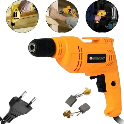 Furadeira Parafusadeira 10mm Elétrica 900W Profissional Nakan (110 Volts)