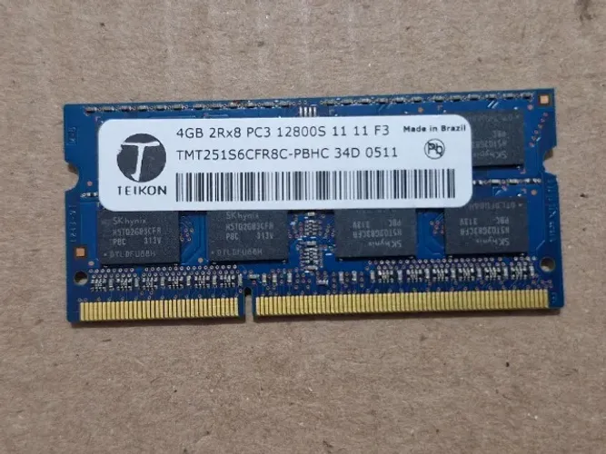 Memoria Teikon DDR3 4GB 12800s 2rx8 Usada