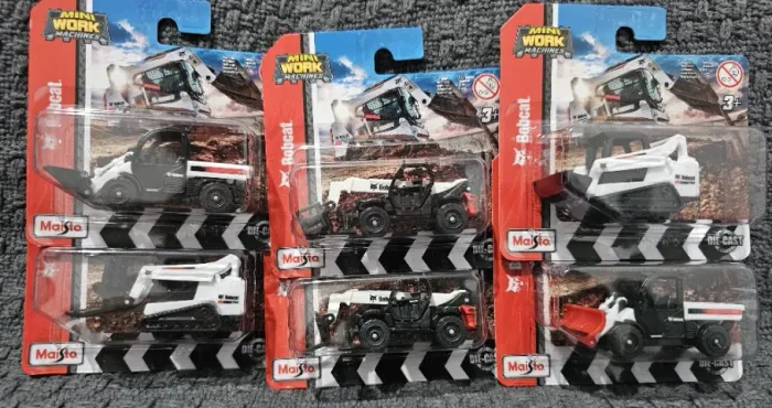 6 Miniaturas Mini Work Maisto - Lacrado carrinhos estilo hot wheels
