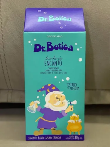 Sabonete em Barra Dr.Botica Banho de encanto 3x80g