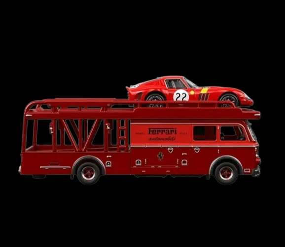 Hot Wheels Team Transport Ferrari 250 & Fiat 642 RN2 Bartoletti Transporter