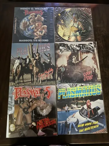 COLEÇÃO PLASMATICS - 6 DISCOS DE VINIL - IMPORTADOS - NOVOS