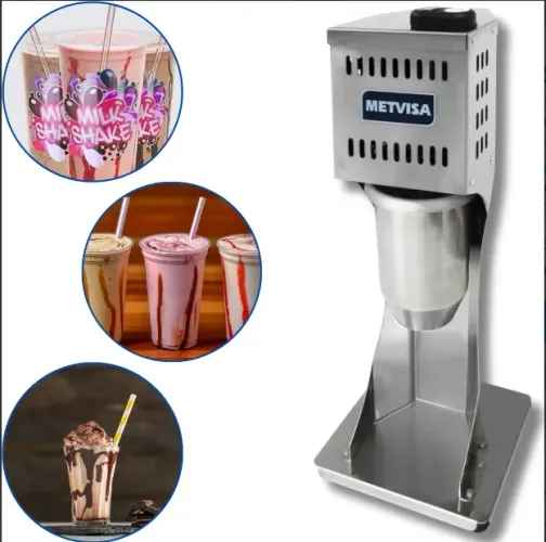 Batedor De Milk Shake Profissional BMK Metvisa Cinza 60 Hz 220 V