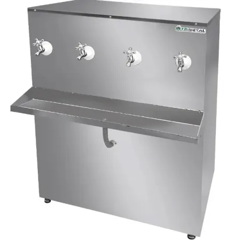 Bebedouro Industrial 200 Litros com 04 Torneiras Refrimetal