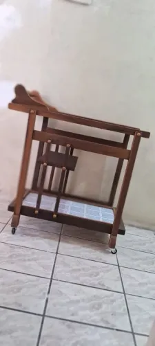 Carrinho de Chá de Madeira