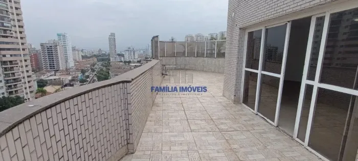 Cobertura à venda 4 quartos, 3 suíte, Ponta da Praia Santos/sp
