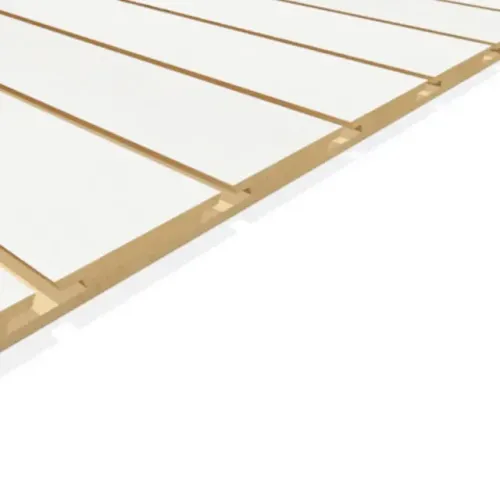 MDF CANALETADO BRANCO 1375 X 1850 X 18mm (16 FRISOS)
