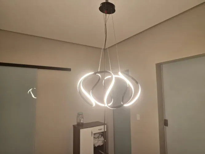 Luminaria, lustre de led