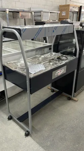 Buffet carrinho 6gn aquecida e 3gn refrigerada (Ester)
