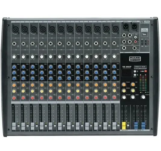 Mesa de Som CMX12 USB 12 Canais Mark Audio