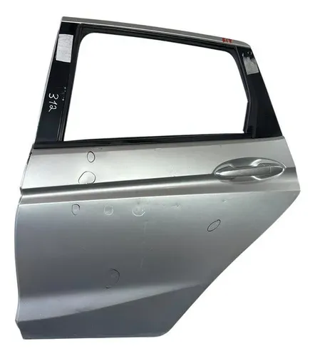 Porta Honda Fit 2016/17/18 Traseira Esquerda Prata Avariada