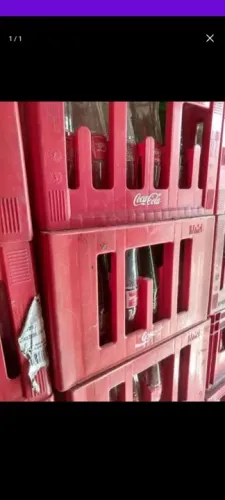 Caixa de Coca-Cola para comércio.