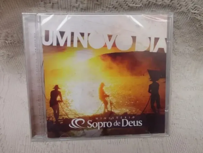 Cd Ministério Sopro De Deus : Um Novo Dia - Lacrado Mas Leia descrição