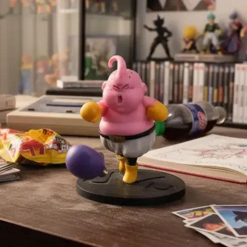 Boneco do Majin Boo Fitness PUGILISTA - Dragon ball Z Colecionável