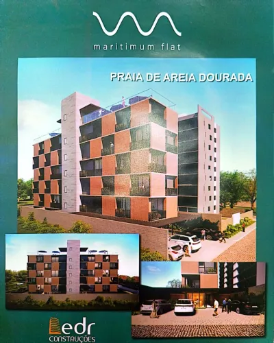 Vendo Flats em Areia Dourada. Parcelado em 36x sem juros. Entrega  em Janeiro de 2027.